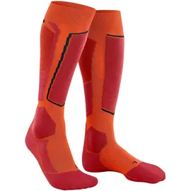 Falke SK2 Intermediate Wool M Kh Wolle Funktionsmaterial warm dick 1 Paar, Orange 44-45