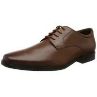 CLARKS Howard Walk Schuhe Dark Tan Lea 46
