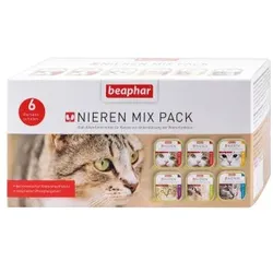 Katzen - Nassfutter BEAPHAR Nierendiät Mix Pack, 600 g