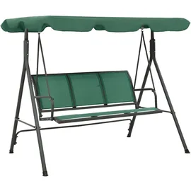 vidaXL Hollywoodschaukel Grün 170 cm 3-Sitzer