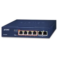 Planet 4-Port 10/100TX 802.3at POE Unmanaged Fast Ethernet (10/100)