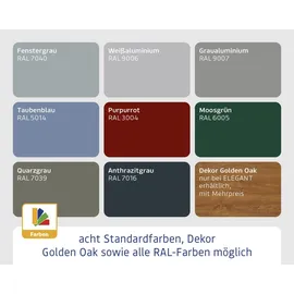 EcoStar Kaminholzregal Elegant-V Typ 1 112,7 x 102,5 x 198 cm taubenblau