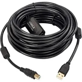 MicroConnect USBAB15B-ACTIVE, USB 2.0 A-B Cable, 15m 15 m, USB USB Kabel