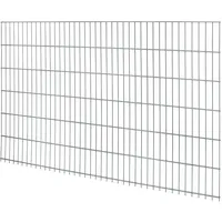 Floraworld Doppelstab-Mattenzaun Comfort 201 x 123 cm feuerverzinkt