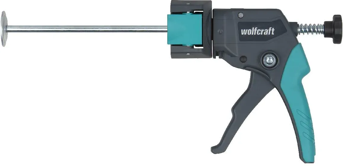 wolfcraft Kartuschenpresse MG 310 COMPACT, Silikon, Acryl und Klebstoff aus 310-ml-Kartuschen
