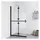 vidaXL Faltbare begehbare Duschwand Halbmattiertes ESG-Glas 80x190 cm