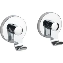 Wenko Irun Haken-Set 2er Set Silber