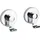 Wenko Irun Haken-Set 2er Set Silber