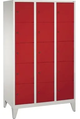 C+P Fächerschrank Classic 8010305S10005 15Fächer lgr/rrt