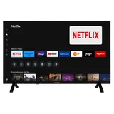 TELEFUNKEN Fernseher 43 Zoll Smart TV (4K UHD, HDR Dolby Vision, Dolby Atmos, Triple-Tuner, 6 Monate HD+ inkl.) XU43TO750S