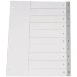 Q-Connect Ordnerregister 1-10, A4, grau Q-connect KF01846,