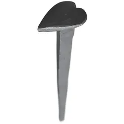 Chic Antique Eisen Nagel Herzform, L5,5/D1,5 cm, antik kohle