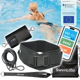 SwimLoop-Bundle Aktivitätstracker + Schwimmgurt - Top Schwimmtrainer für zu Hause, Widerstandstraining, stationäres Schwimmen, Schwimmband als Alternative zur Gegenstromanlage