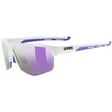 Uvex Axos set white matt Mirror purple one size