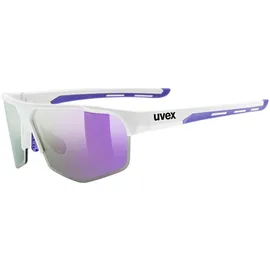Uvex Axos set white matt Mirror purple one size