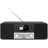TechniSat DIGITRADIO 4 IR - Stereo Internetradio (DAB+, UKW, Bluetooth-Audiostreaming, Kopfhöreranschluss, AUX-Eingang, Wecktimer, TFT Display, 20 Watt RMS, Elac Lautsprecher, Made in Germany) schwarz