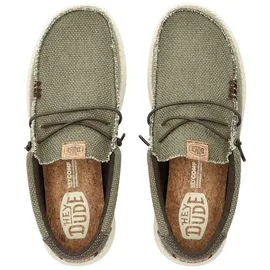 HEYDUDE Wally Braided Herren Grün 43