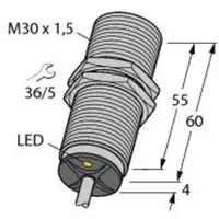 Turck Sensor bündig PNP, Schließer BI15-EM30-AP45XLD