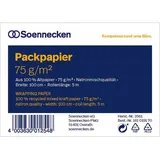 SOENNECKEN Packpapier 3561 100cmx5m Altpapier Natronbraun - Soennecken