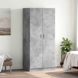 vidaXL Kleiderschrank Betongrau 80 x 180 x 52 cm Holzwerkstoff