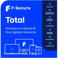 F-Secure Total Security und VPN 2019 ESD 5 Geräte 2 Jahre ML Win Mac Android iOS
