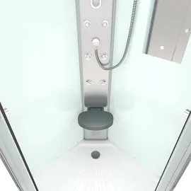 AcquaVapore Duschkabine Fertigdusche Dusche Komplettkabine D10-10M1 90x90 cm ohne 2K Scheiben Versiegelung