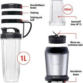 Alpina Smoothie Maker 1200 W 1L Standmixer