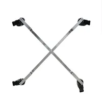 Grillrost.com BBQ Grillrost BBQ Edelstahl Rollwagen für Feuertonnen - Mach deine Feuertonne mobil, Made in Germany silberfarben