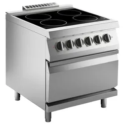 KBS Gastrotechnik KBS Glaskeramikherd elektro 16 kW mit Elektroofen 800x730x900 mm  400 Volt