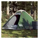 vidaXL Kuppelzelt 4 Personen Grün