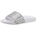 Damen POP UPS New Spark Slides, White Canvas/Rhinestone Trim, 36 EU