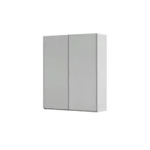 meinSchrank Schwebetürenschrank Regina 181 x 223 x 68 cm Grau