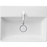 Duravit DuraSquare Waschtisch 2356500070 50x40cm, ohne Überlauf, mit Hahnlochbank, ohne Hahnloch, weiß