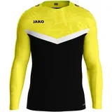 Jako Iconic Sweatshirt 808 schwarz/soft yellow M