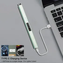 SUPRUS Elektrisches Feuerzeug Wiederaufladbar Winddicht