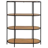 House Nordic Bücherregal VITA 85 x 36 x 111 cm Braun