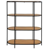 House Nordic Bücherregal VITA 85 x 36 x 111 cm Braun