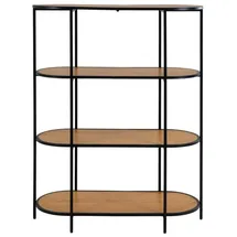 House Nordic Bücherregal VITA 85 x 36 x 111 cm Braun