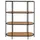 House Nordic Bücherregal VITA 85 x 36 x 111 cm Braun
