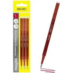 ONLINE® magiXX Gelschreiberminen 0.7 mm Rot