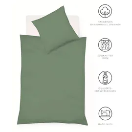FLEURESSE Provence 343842 salbei 135 x 200 cm + 80 x 80 cm