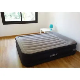 Intex Luftbett 203 x 152 x 42 cm | mit integrierter Elektropumpe