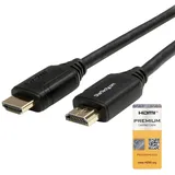 Startech StarTech.com 1m Premium Zertifiziertes HDMI 2.0 Kabel mit Ethernet - High Speed Ultra HD 4K 60Hz HDMI Verbindungskabel HDR10 - HDMI Kabel (Stecker/Stecker) - Für UHD Monitore/TVs/Displays (HDMM1MP)