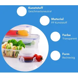 Lock & Lock Kaffeedose rund transparent 0,3 l