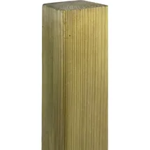 Gartenland Zaunpfosten Gerade 7 x 190 cm Grün/Holz