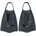 POWERFIN PRO Black Mini Palmes Natation Piscine 38-39
