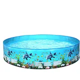Planschbecken Für Kinder, Hundepool, Hunde-Schwimmbecken, Rutschfester Boden, Faltbares, Tragbares PVCHaustier-Schwimmbecken, Hundebad Für Große, Mittlere Und Kleine Hunde Sowie Kinder, Geeignet