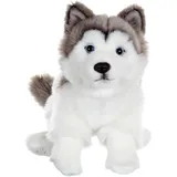 gipsy toys Plüschtier Husky-Hund - GIPSY TOYS - Sitzend, 25 cm