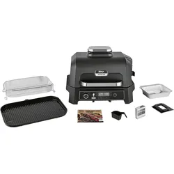 NINJA Outdoor Grill & Smoker Woodfire Pro XL - OG850EU grau/schwarz