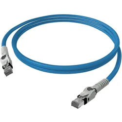 EasyLan VarioBoot Patchkabel Kat.6a S/FTP blau - FTP - SFTP - Netzwerk - CAT 6a